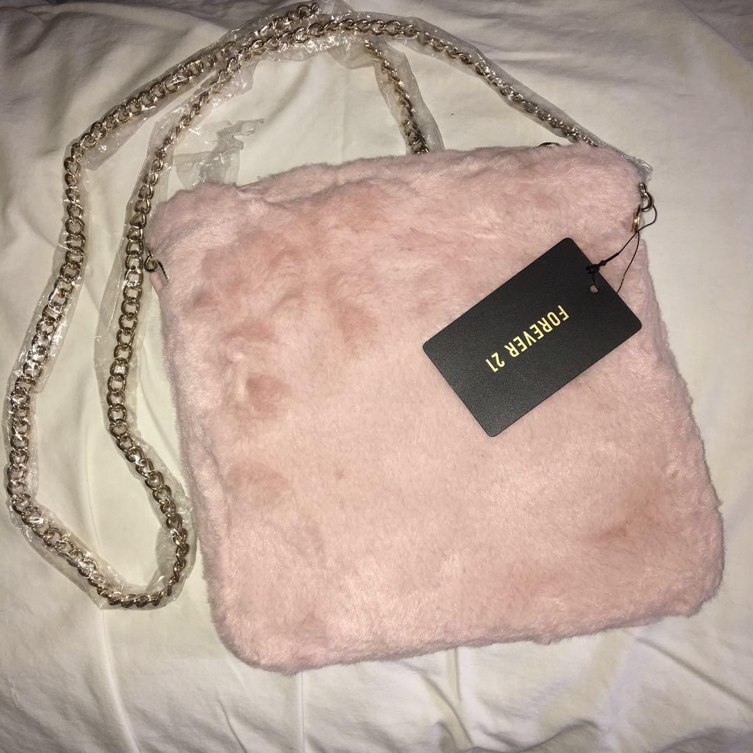 Vanity faux fur handbag Chanel Pink in Faux fur - 40754674