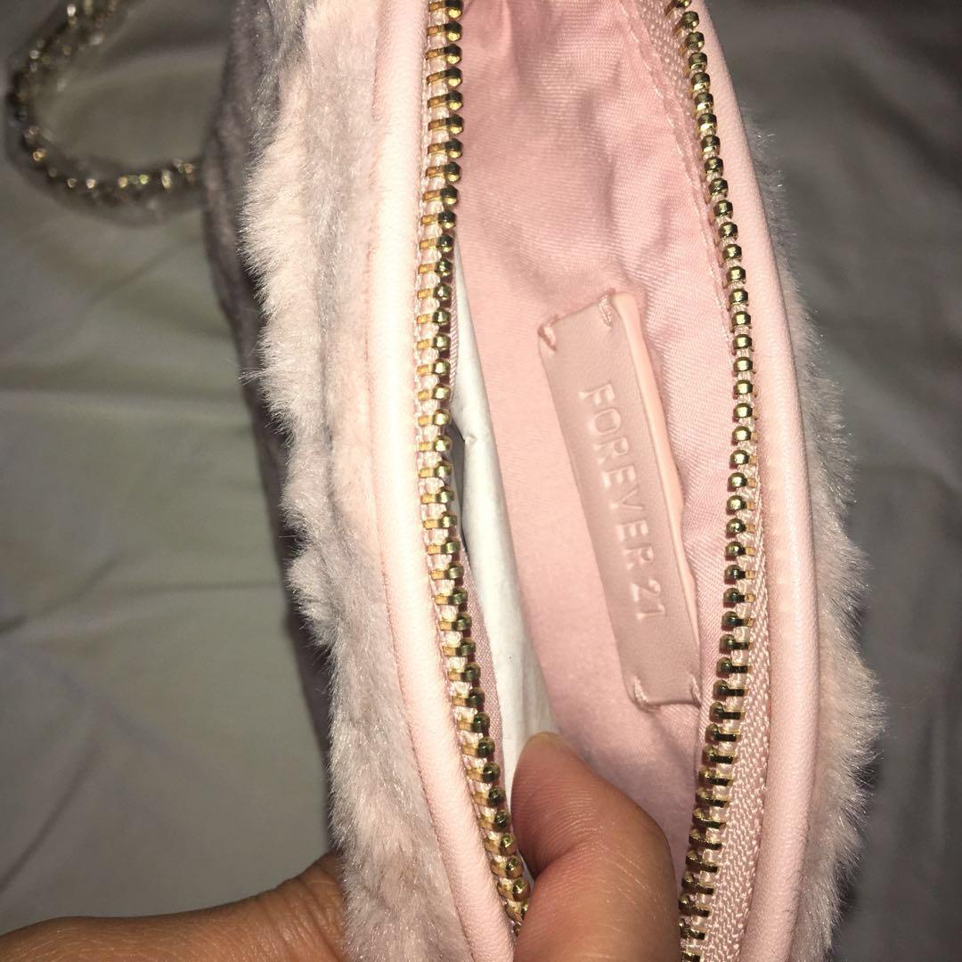 Forever 21 fur sling bag sale