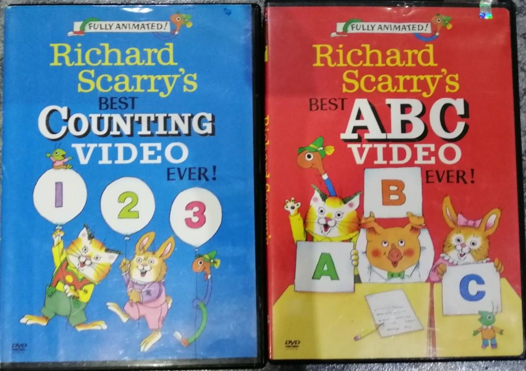 Richard Scarry DVD 123 ABC for Kids, Hobbies & Toys, Music ...