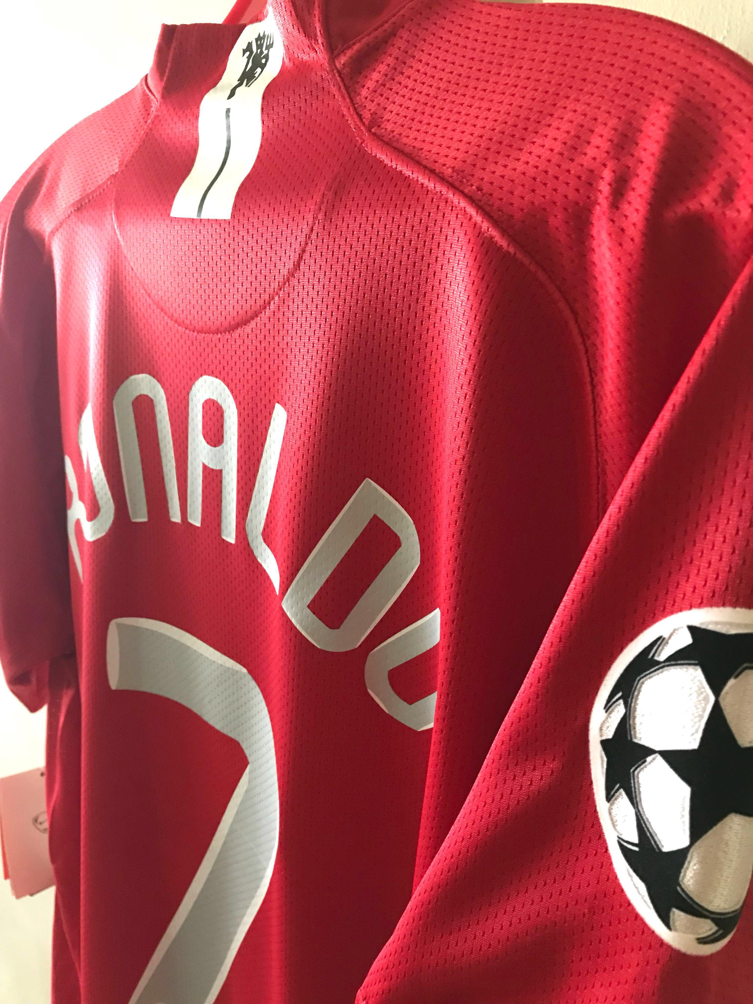 Ronaldo Manchester United CL Final Jersey 2008, Men's Fashion, Activewear  on Carousell