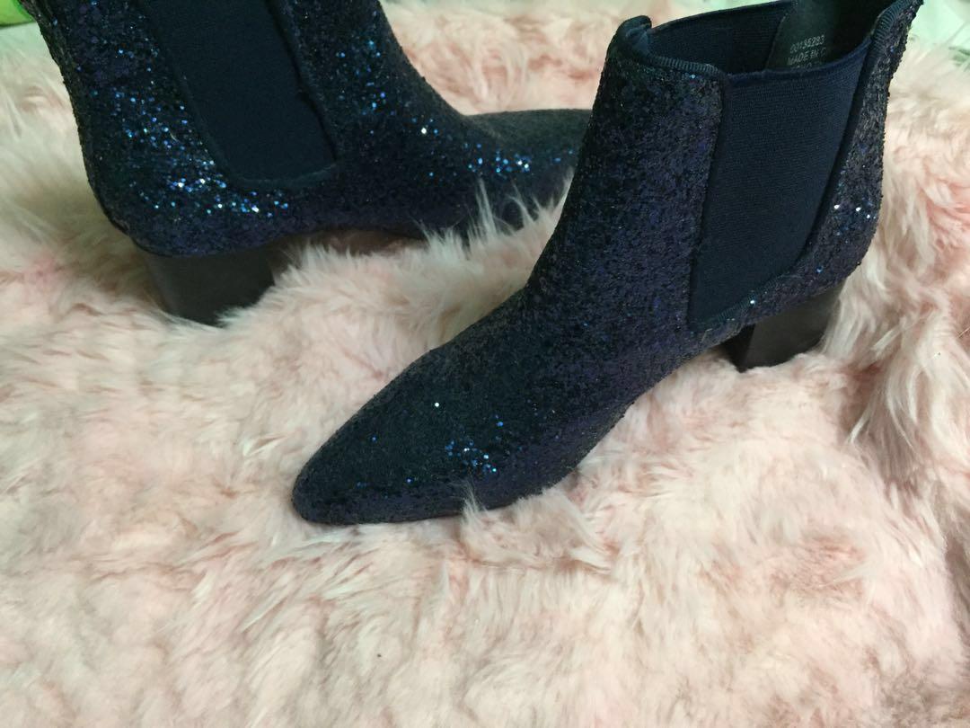 Glitter ankle boots forever 21 sale
