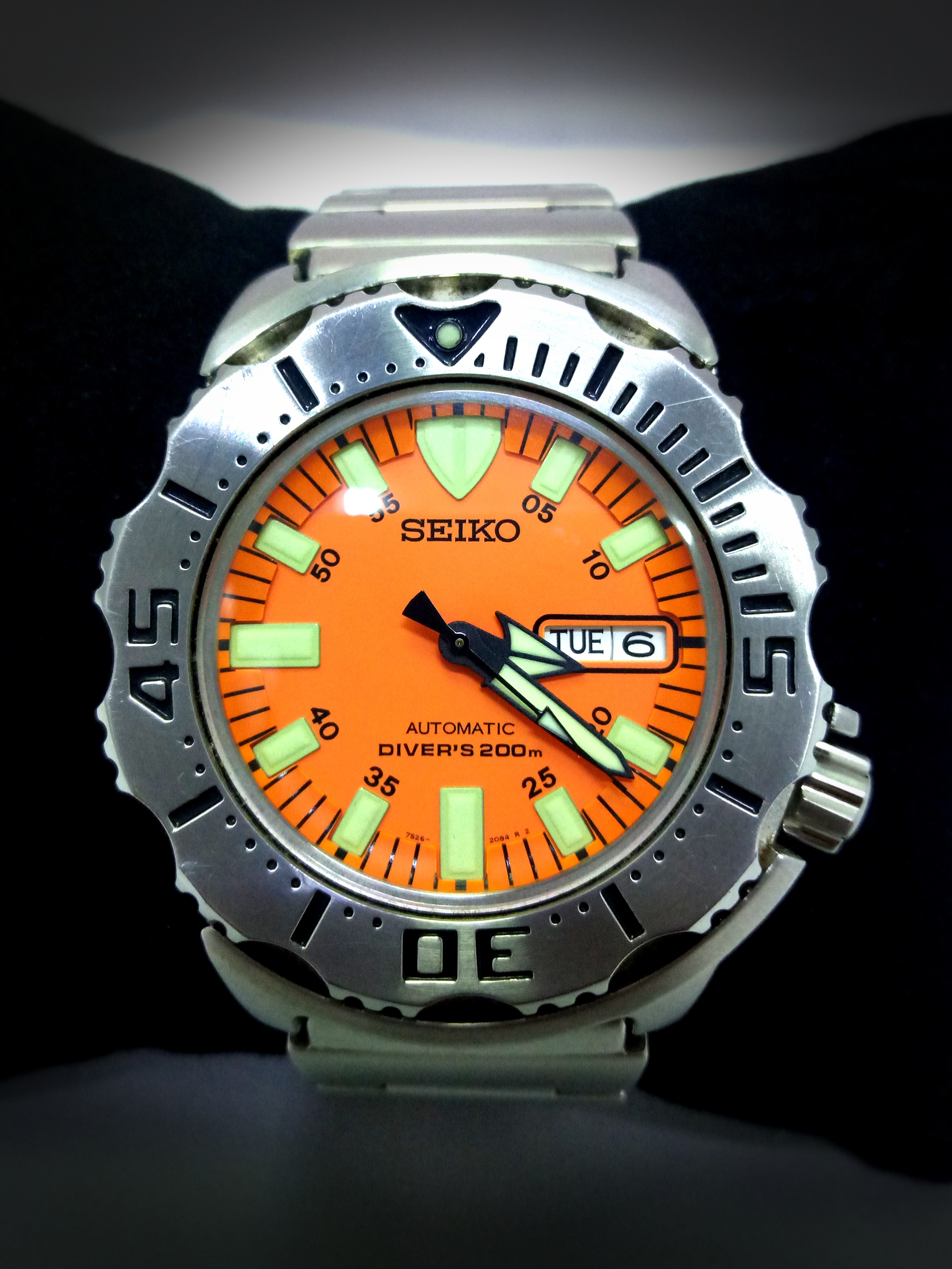 SEIKO Diver 7S26-0350 Orange Monster Automatic Men's Watch, Men's Fashion,  Watches & Accessories, Watches on Carousell