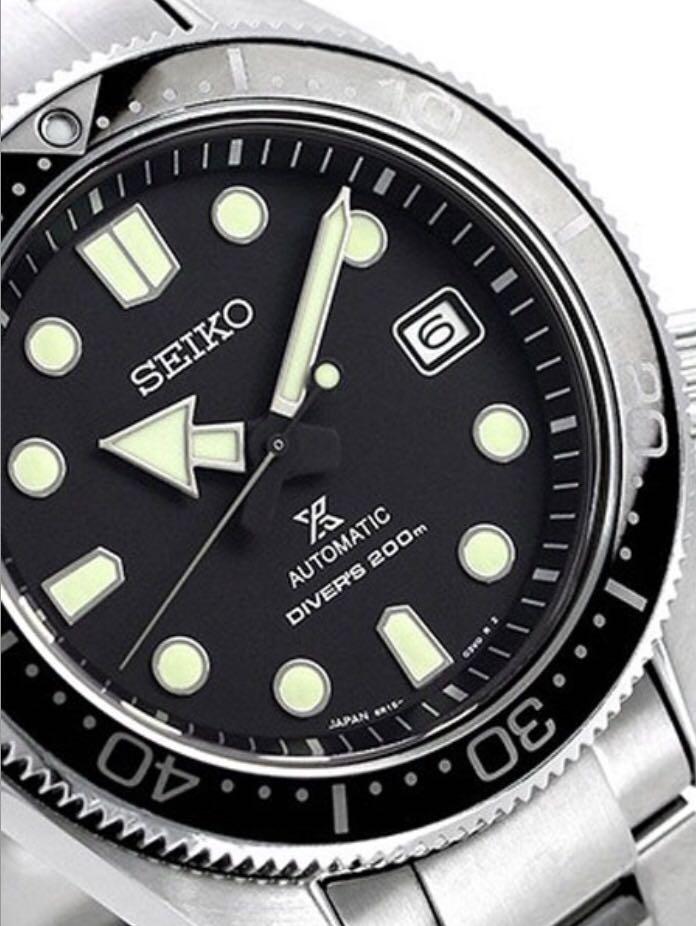 seiko men's prospex stainless automatic diver watch