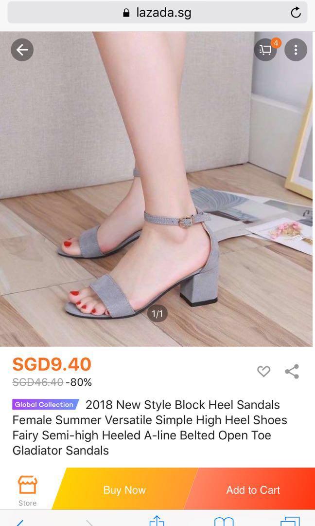 open toe gladiator heels