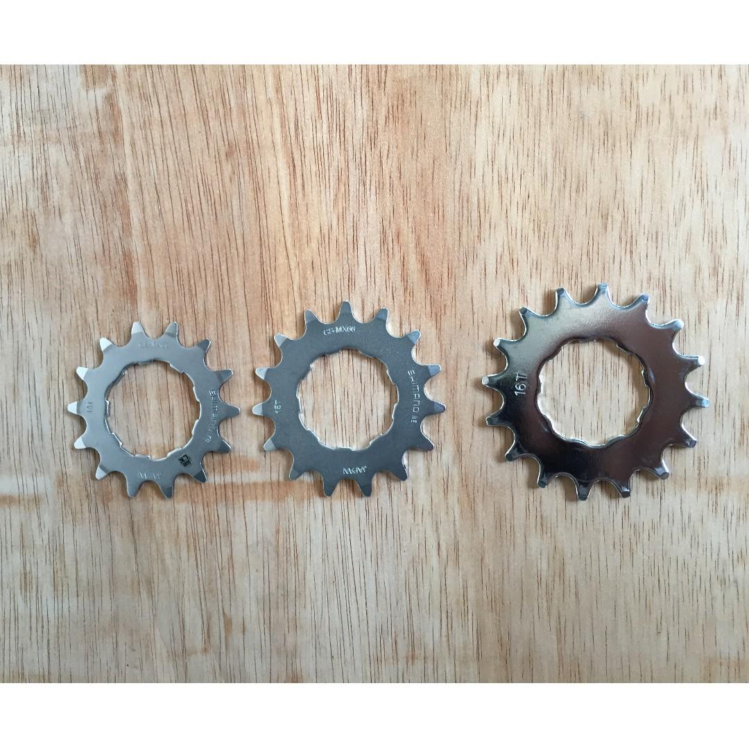 Shimano 14T/15T Single speed cog for 7 