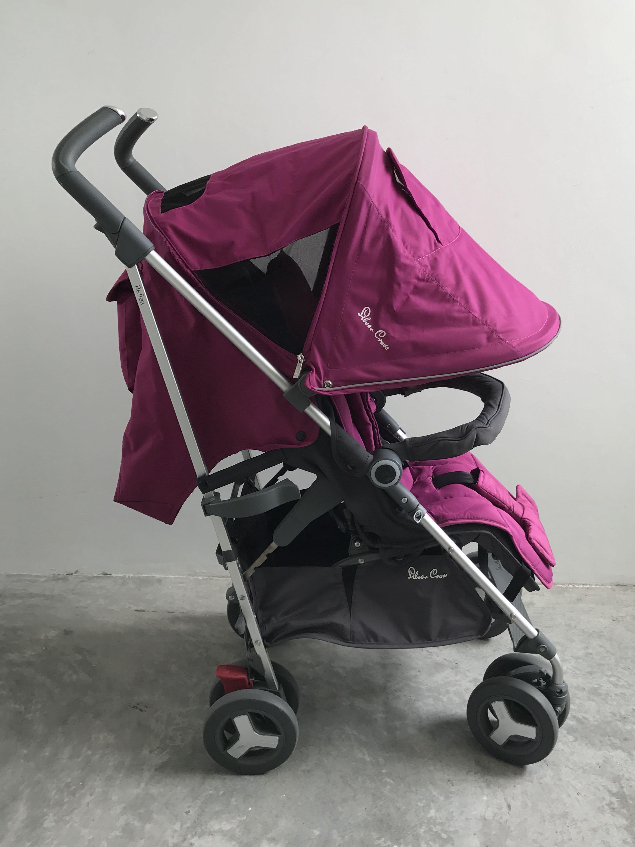 Silver Cross Reflex Stroller Babies Kids Going Out Strollers