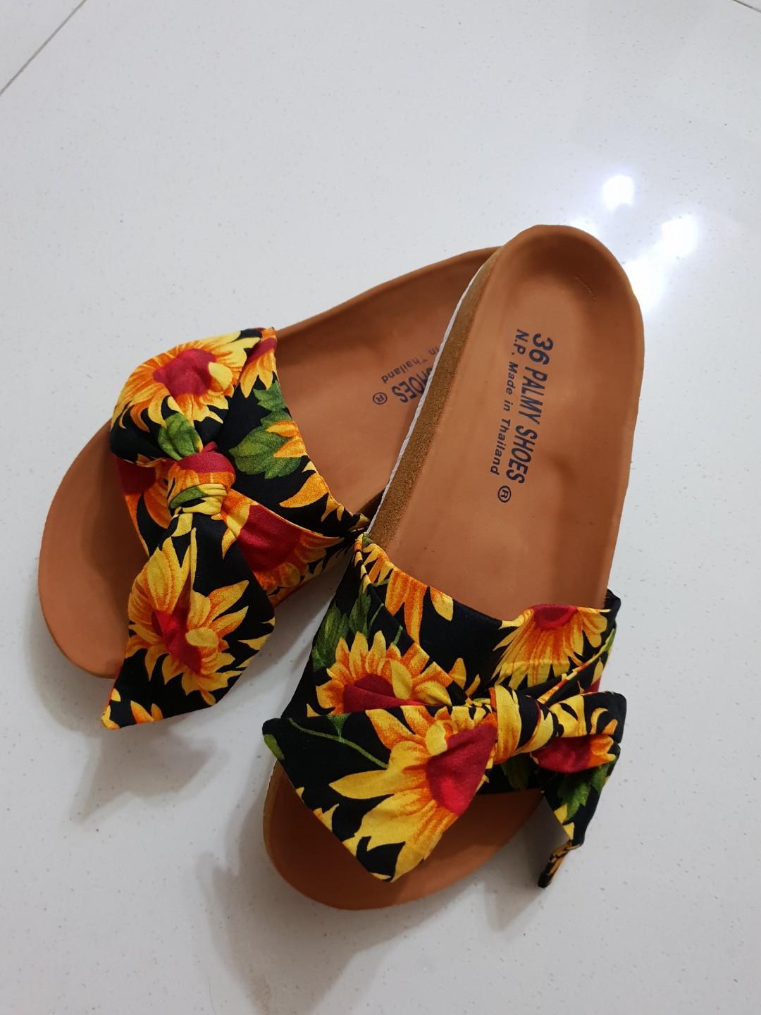 nike sunflower sandals