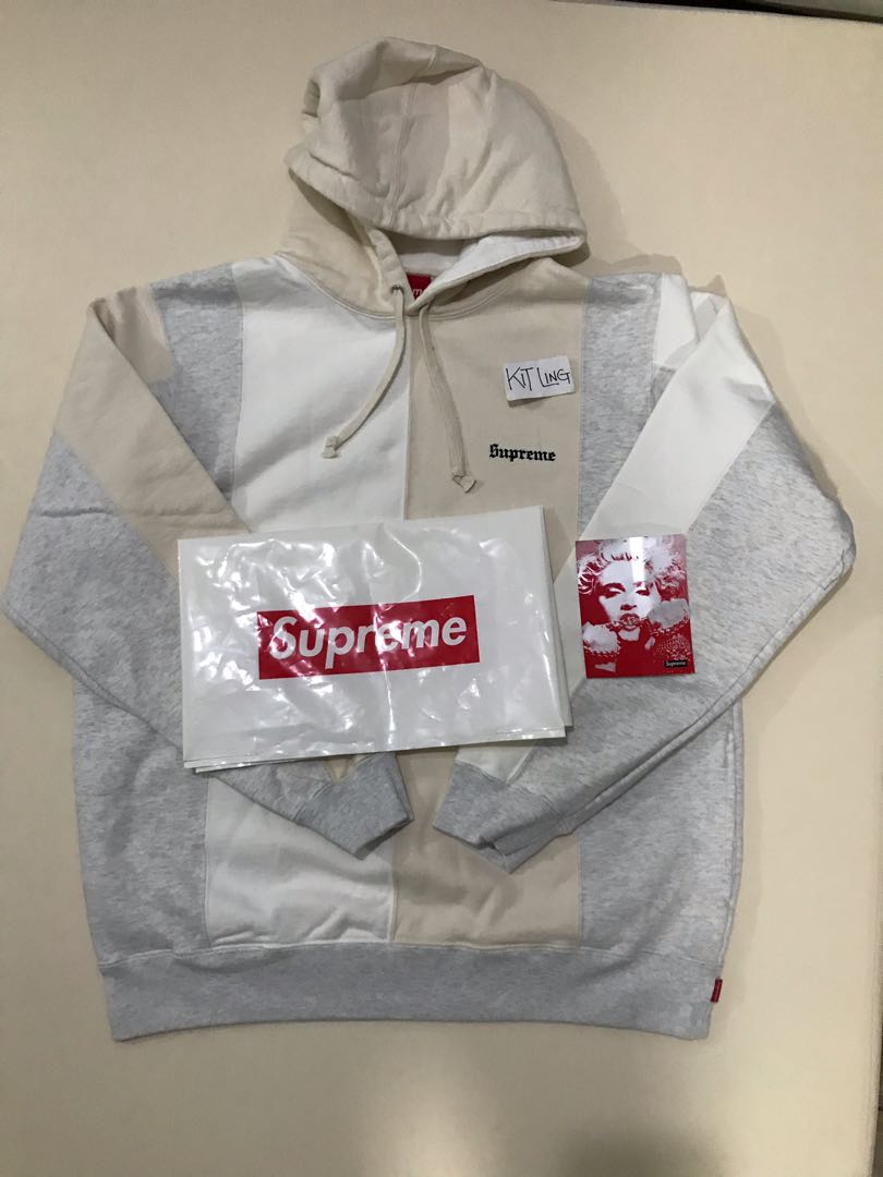 tricolor hooded sweatshirt supreme