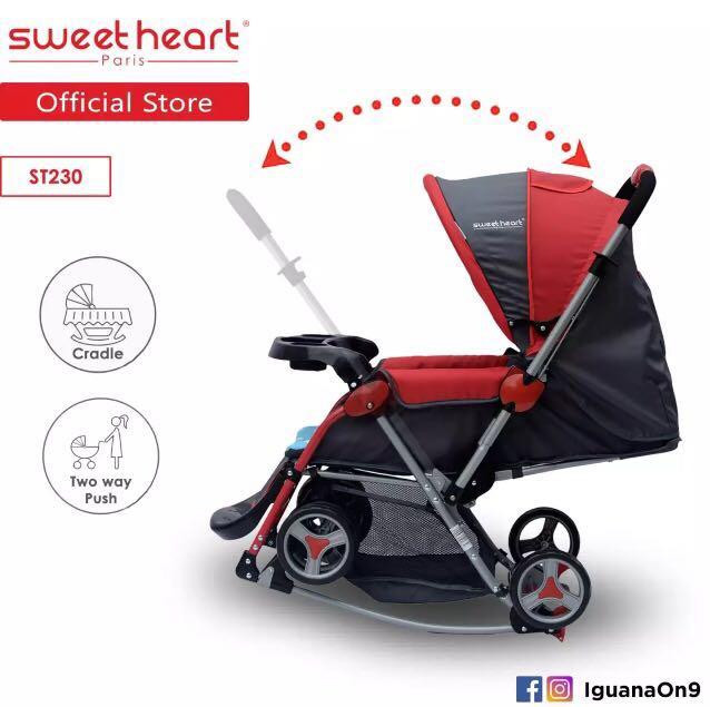 Sweet heart Paris stroller 2 in 1