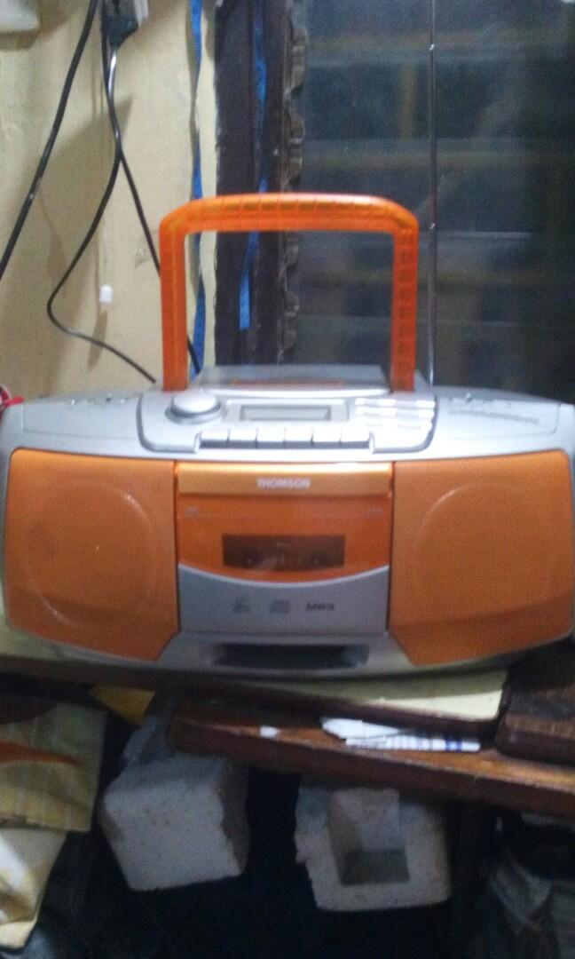 Thomson Retro Portable CD Player Radio Cassette Recorder (Un-Tested, A/F