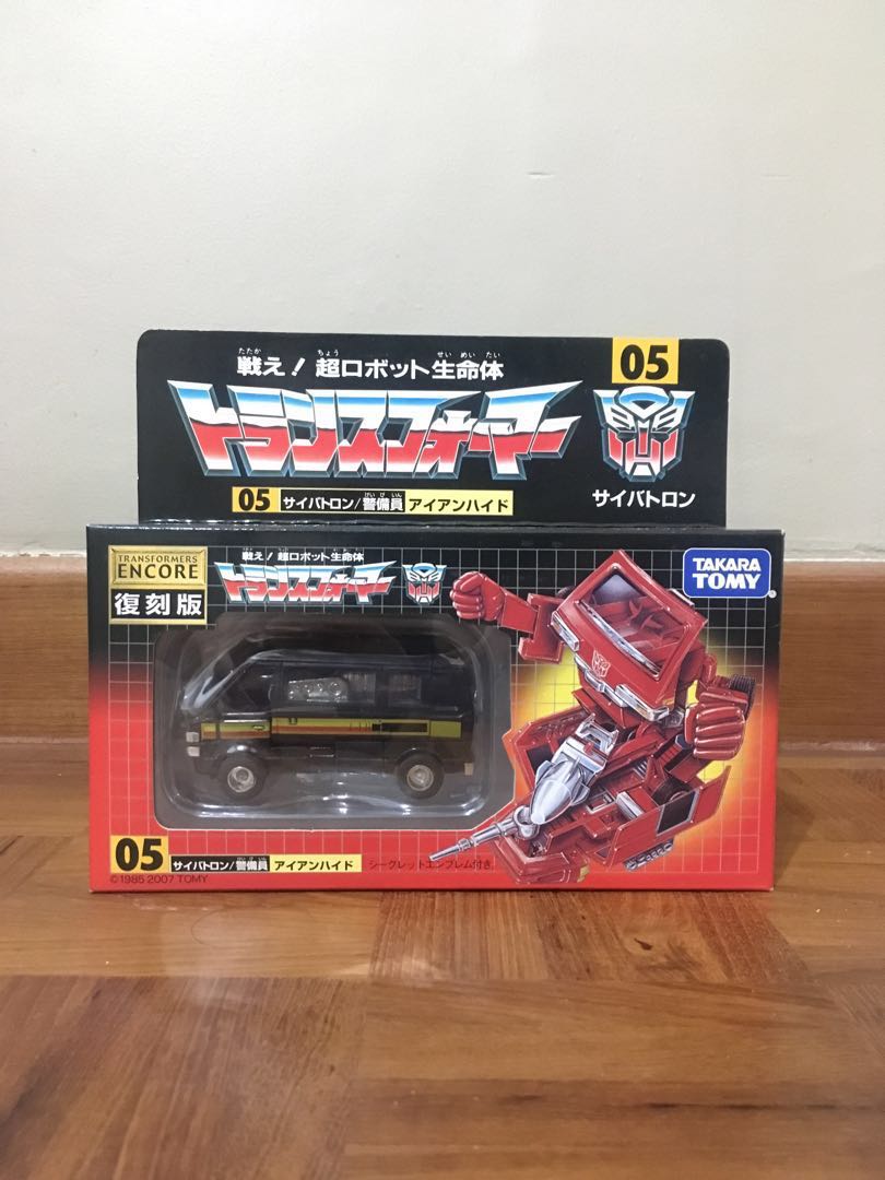 Transformers encore g1 ironhide black dark diaclone repaint, Hobbies