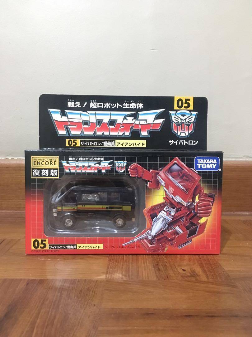 Transformers encore g1 ironhide black dark diaclone repaint, Hobbies