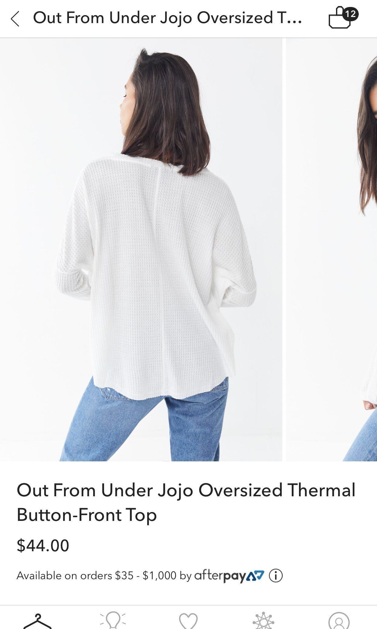 urban outfitters oversized thermal