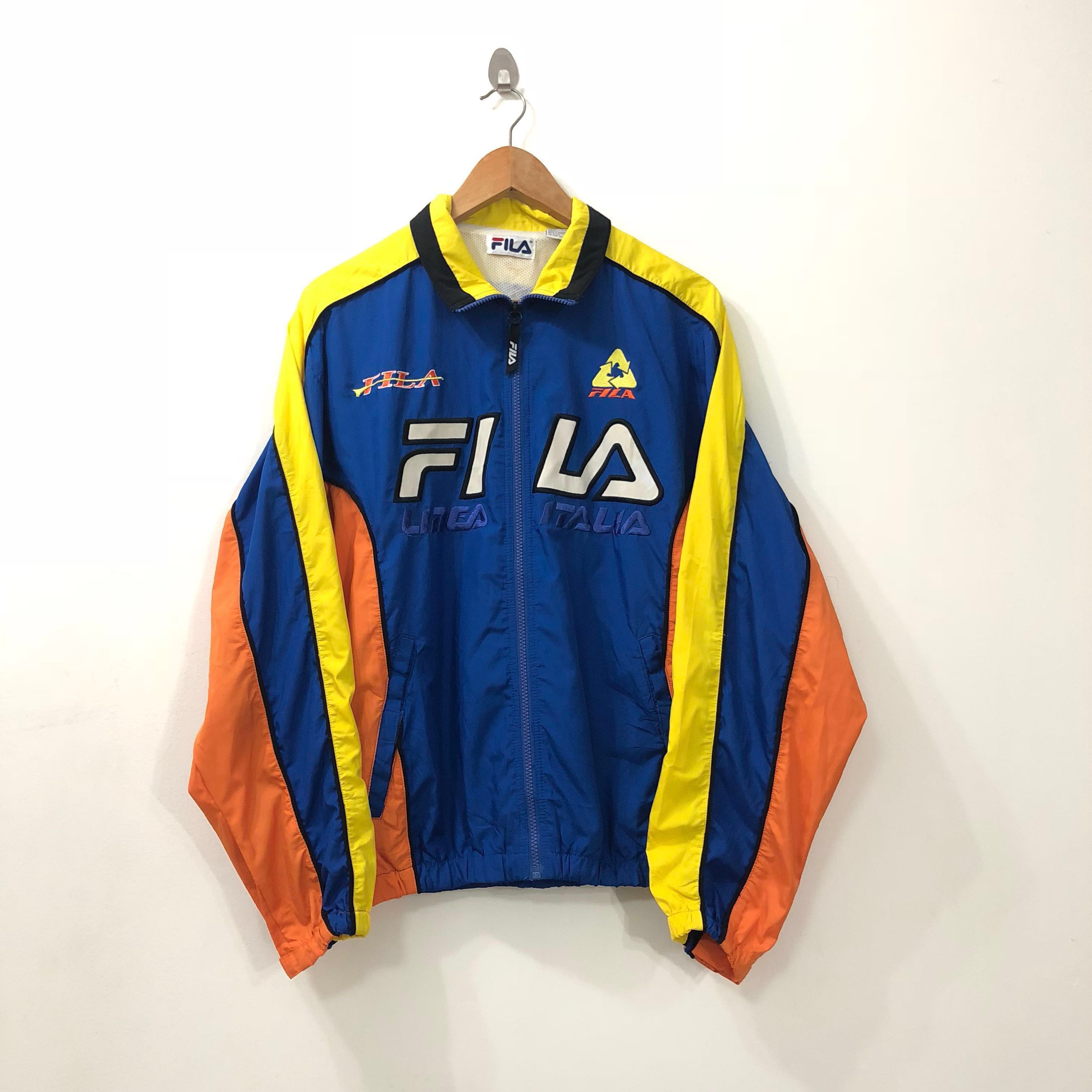 Fila colour block full zip wind shop jacket