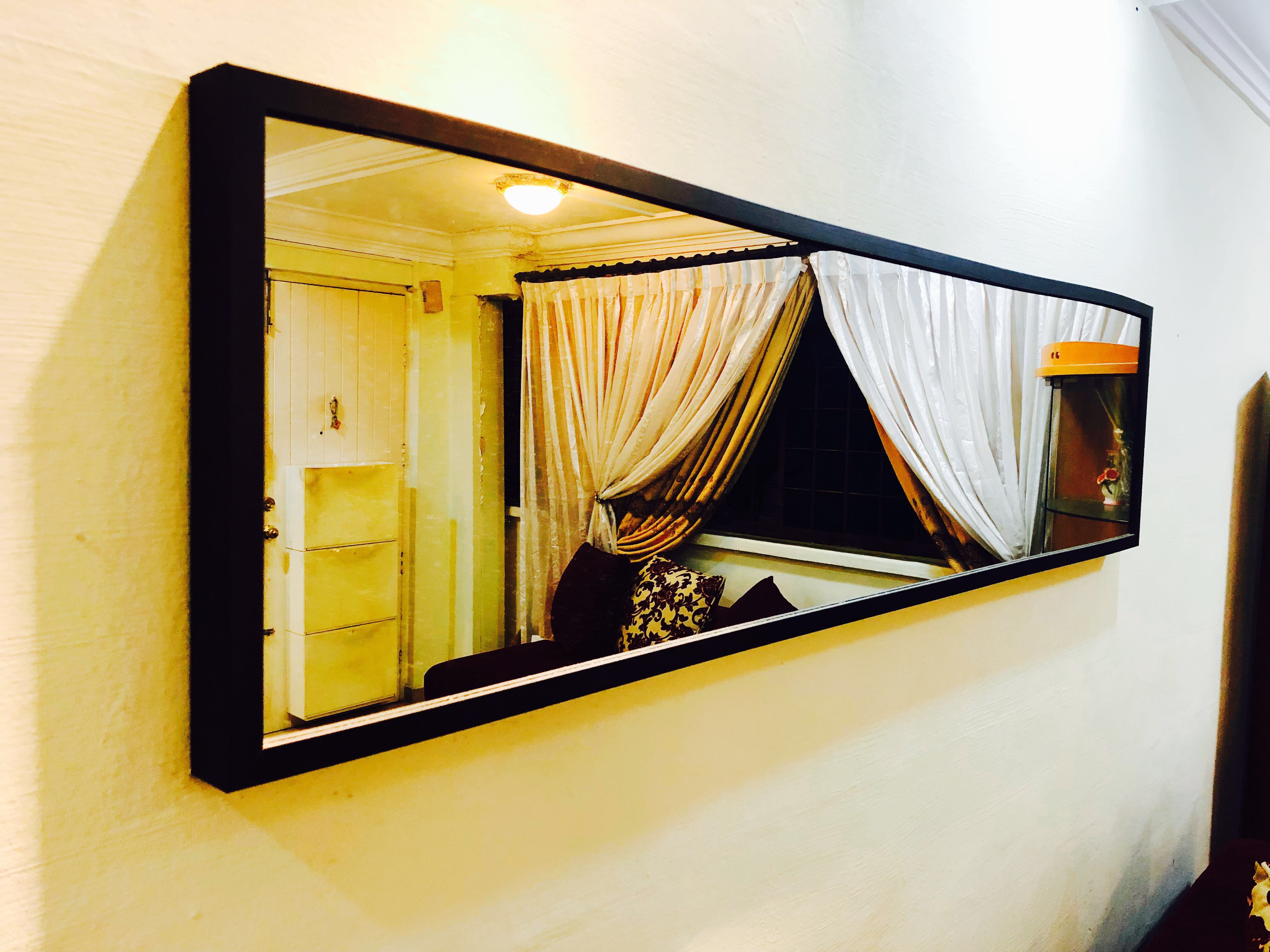 Wall hanging vanity mirror, Furniture & Home Living, Home Decor, Mirrors on Carousell