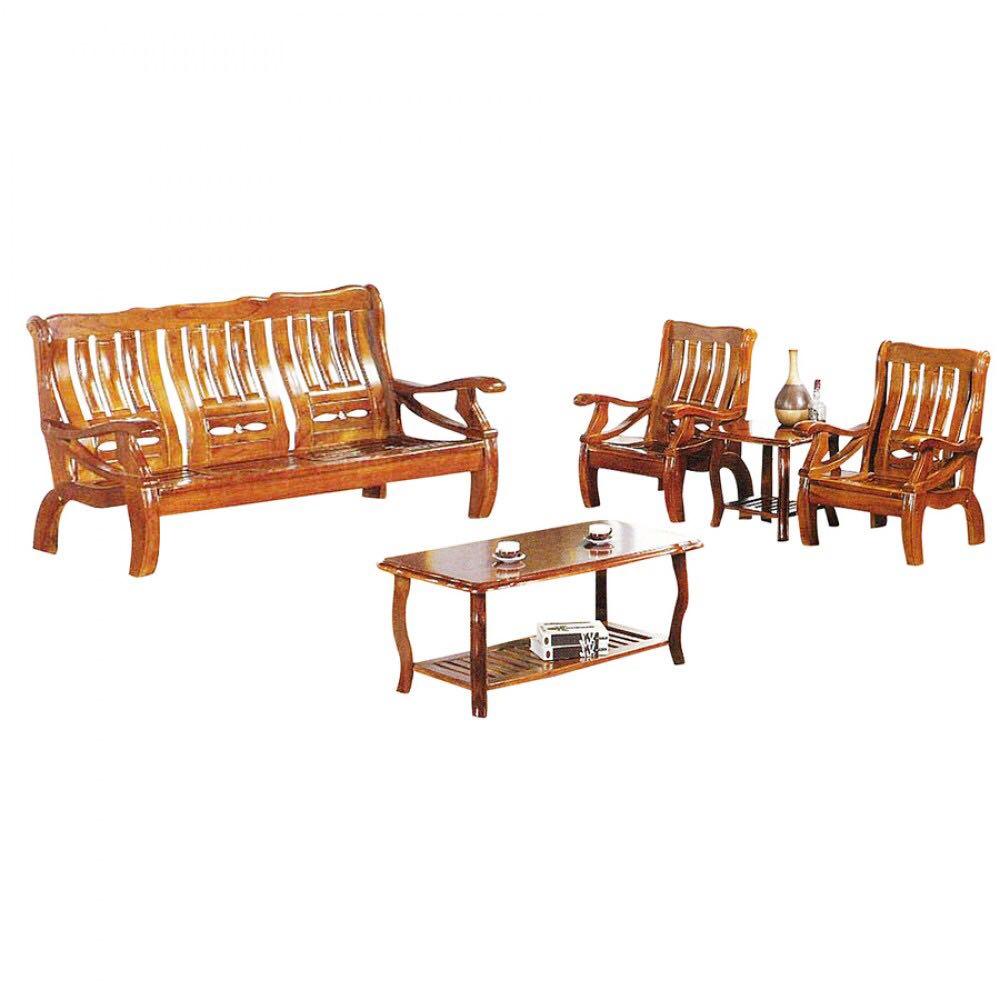 5 In 1 Solid Wood Sofa Set Furniture Tables Chairs On Carou 5 In 1 Solid Wood Sofa Set Furniture