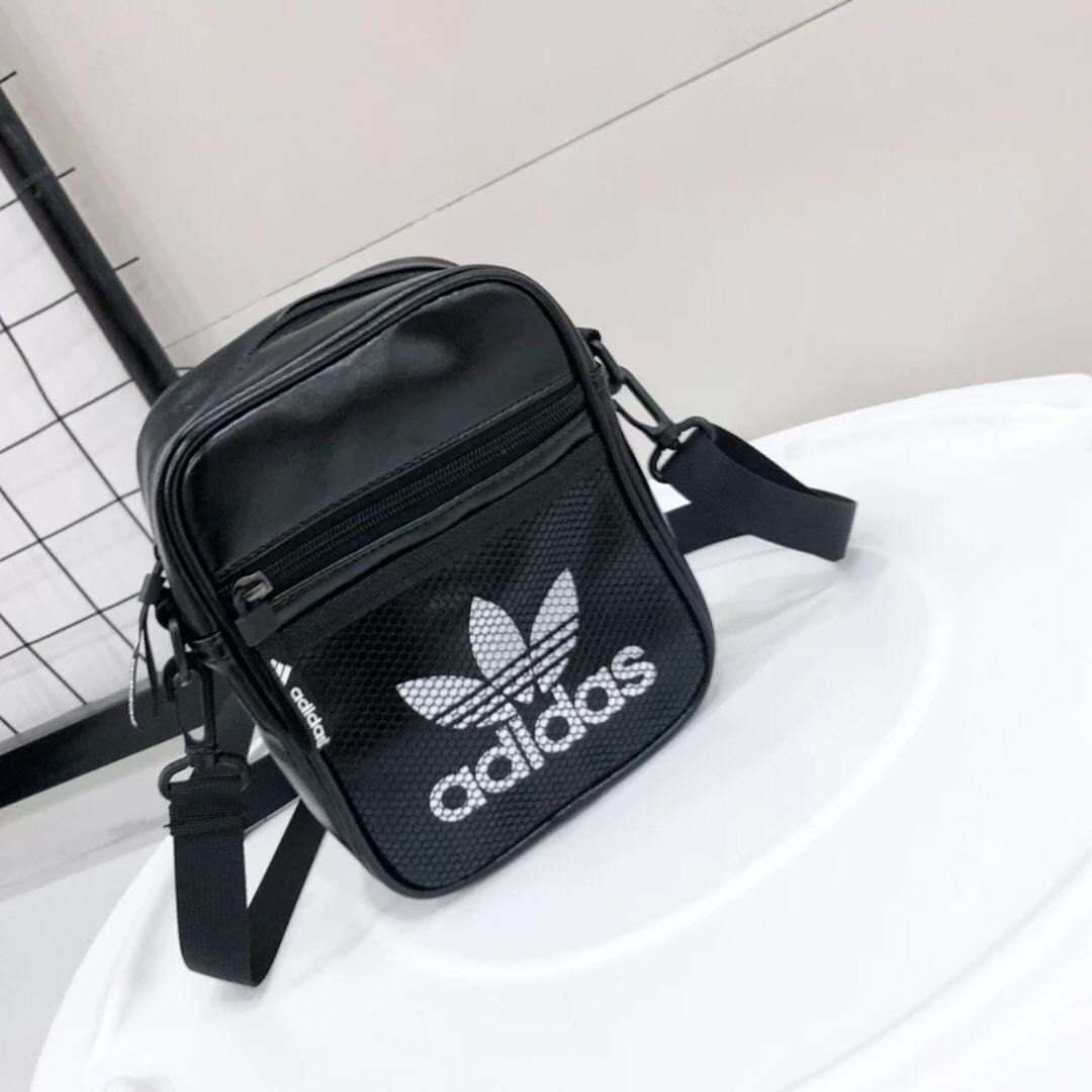 adidas leather sling bag