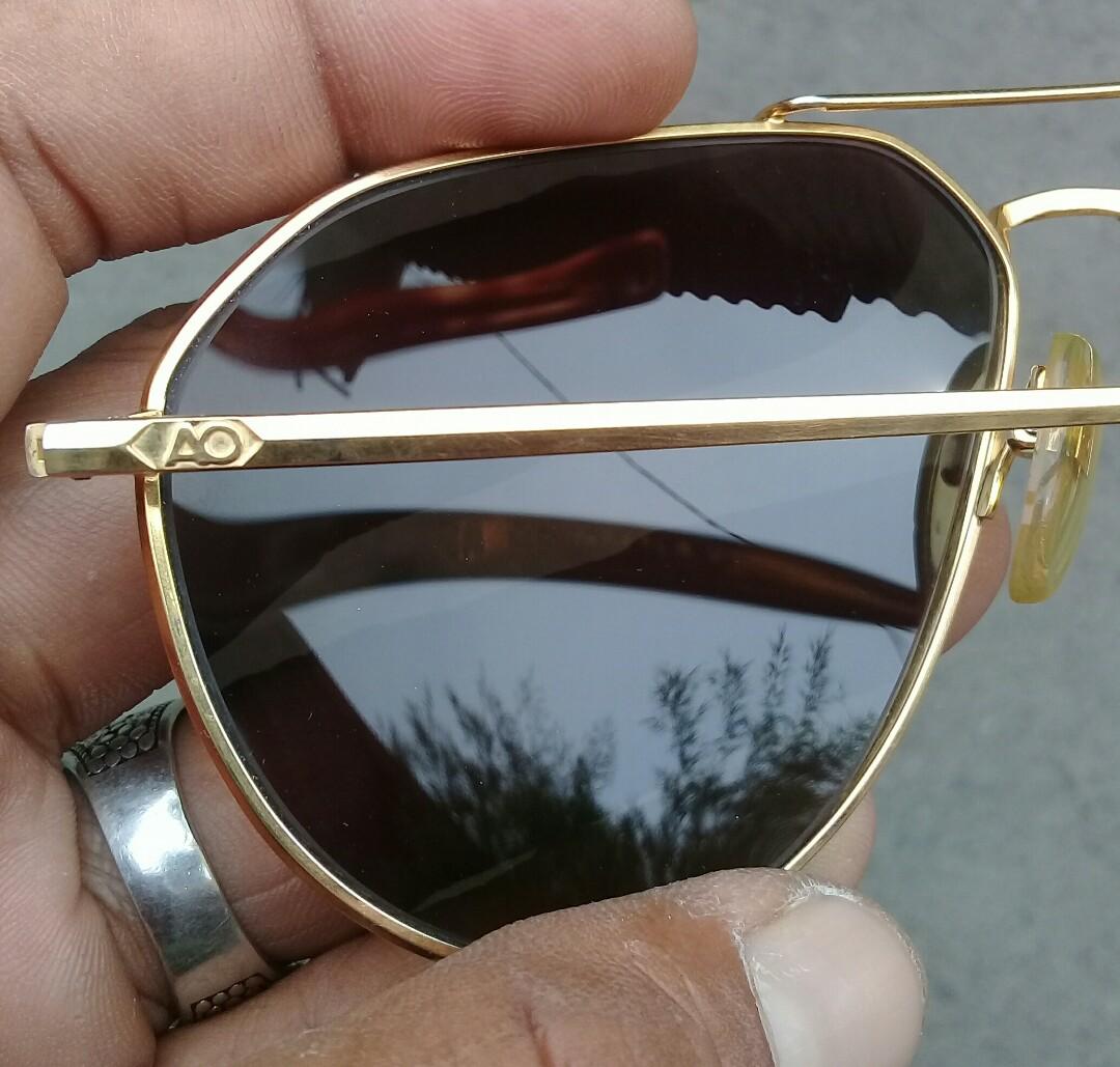 American Optical AO Skymaster Aviator Sunglasses VIETNAM ERA 6214