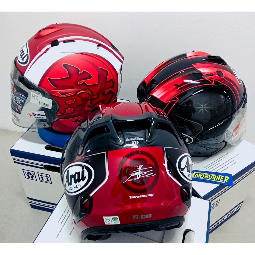 Arai Vz Ram 4x Kodo Harada Taira Motorcycles Motorcycle Apparel On Carousell