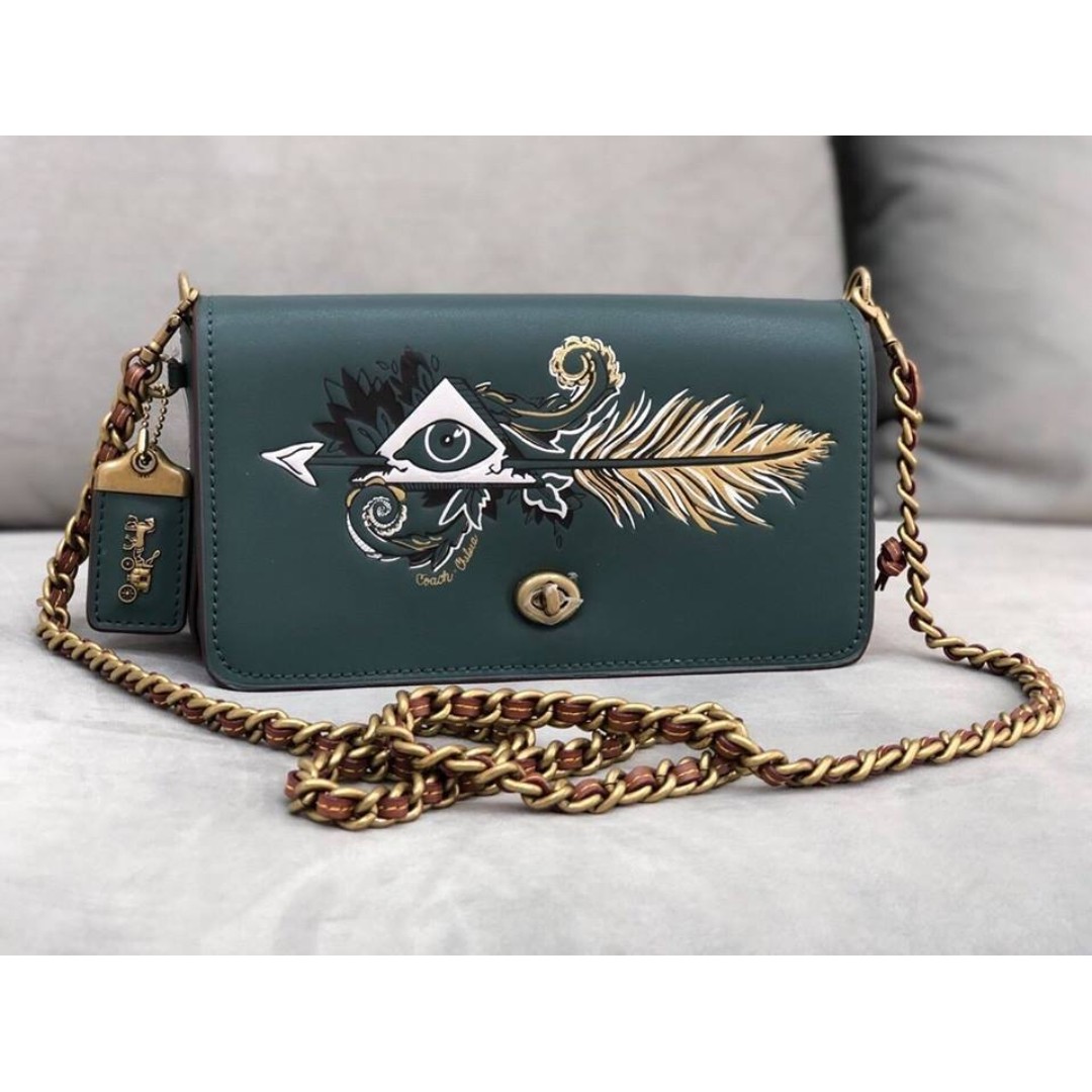teal shoulder bag