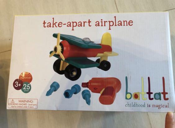 BATTAT take apart airplane Preschool construction birthday gift
