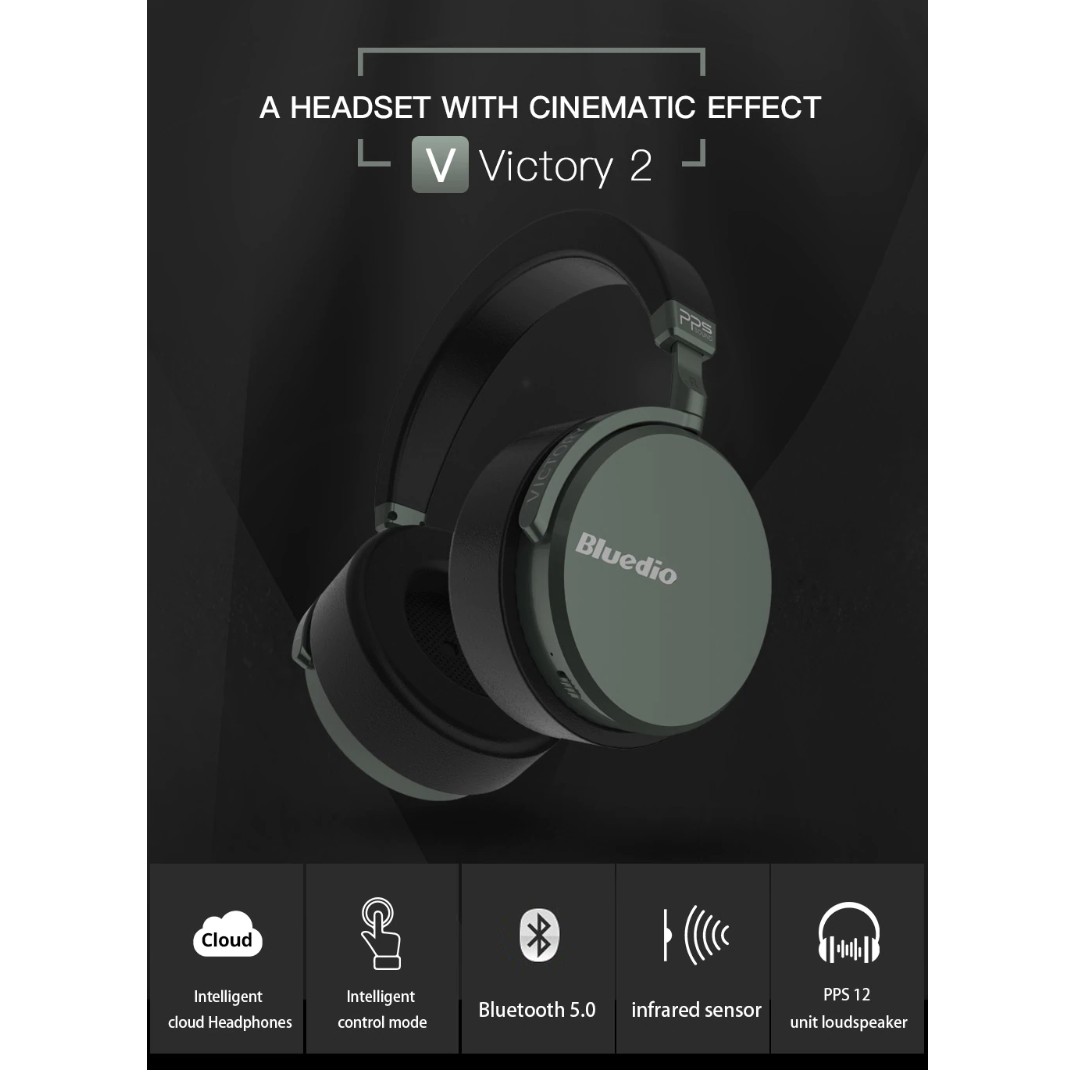 Bluedio V Victory 2 Is High End Wireless Bluetooth Headphones