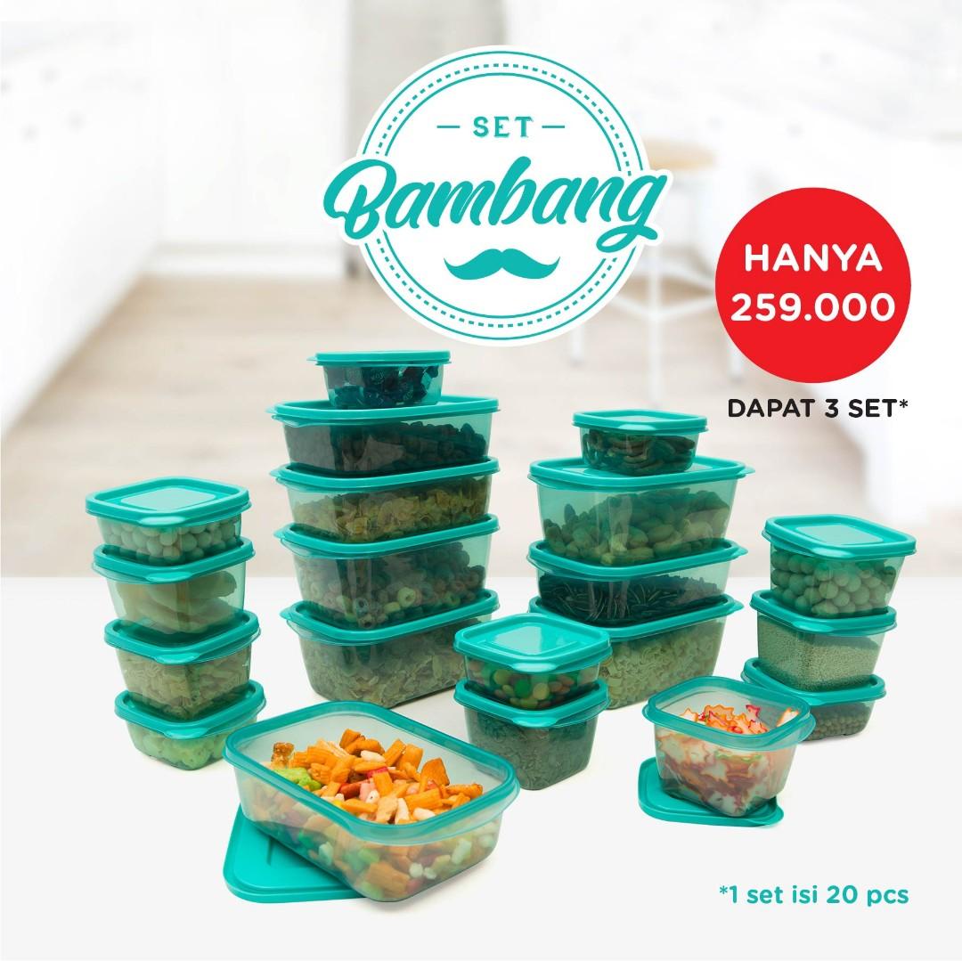 Box Set Technoplast Bambang Set 20 Pcs Perabotan Rumah Di Carousell