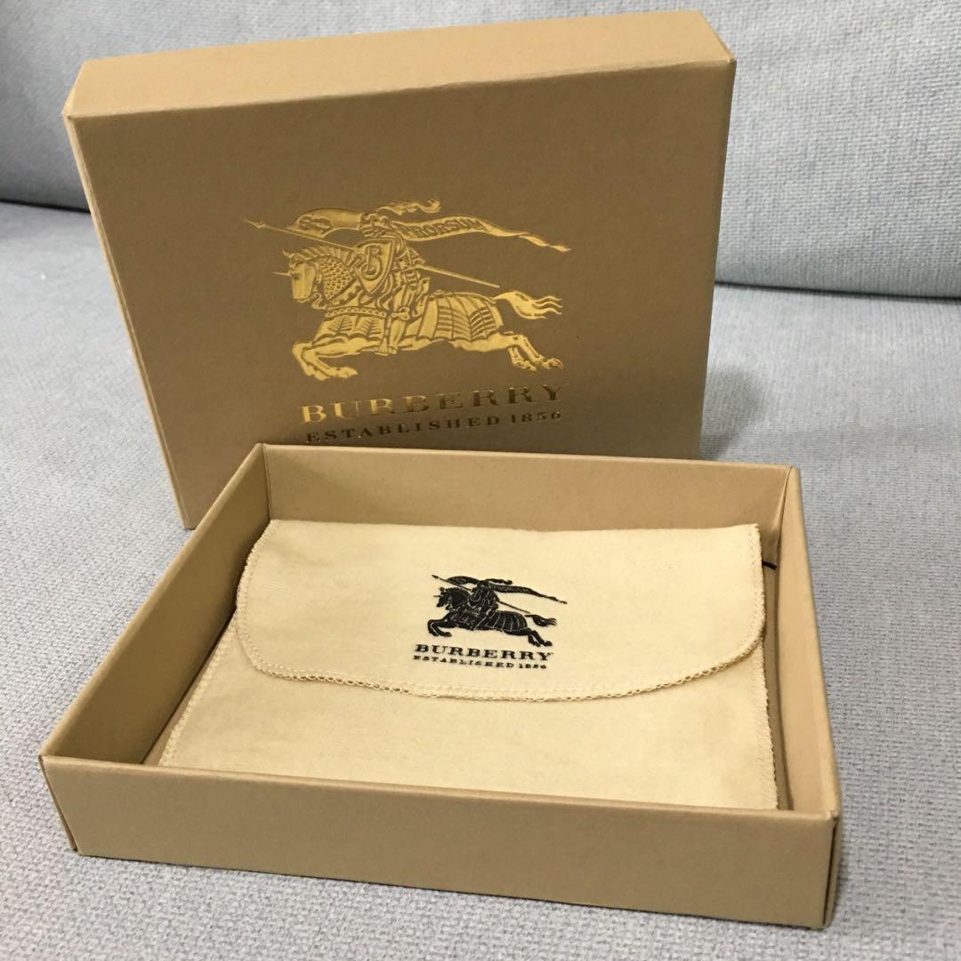 Burberry wallet box best sale