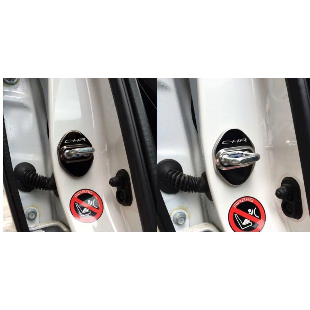 Car Door Striker Plate Cover Door Lock Protection Cover With C Hr