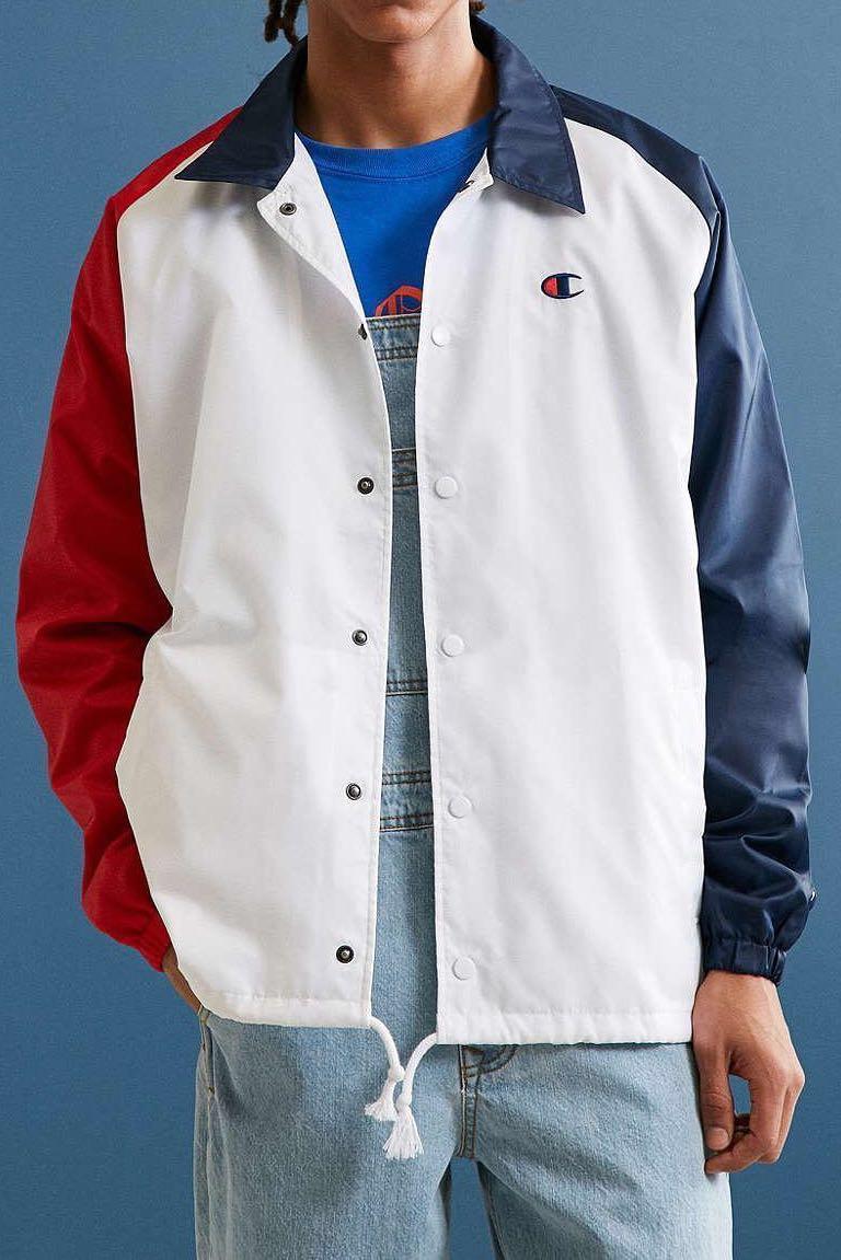 Champion coach jacket white online