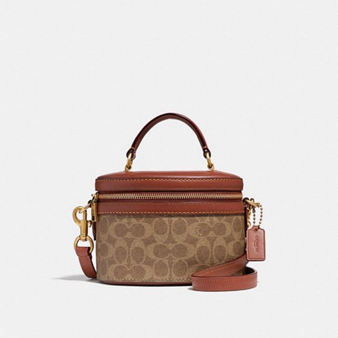 coach signature trail bag