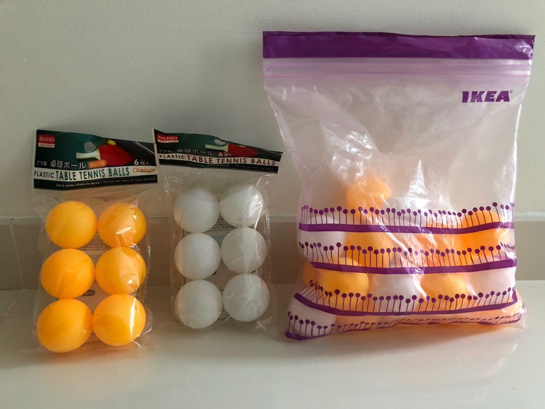 Daiso Table Tennis Balls, Sports Equipment, Sports & Games, Racket & Ball Sports on Carousell