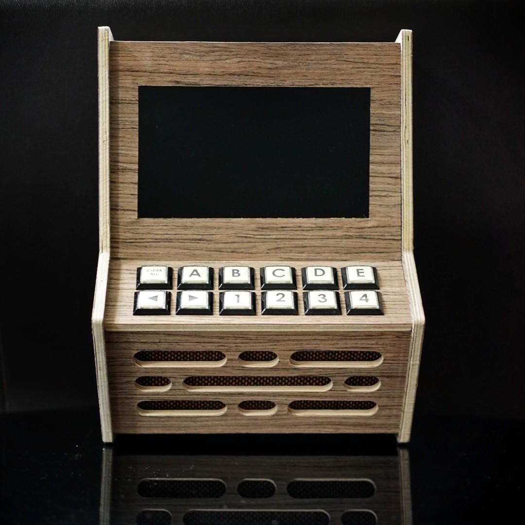 Jukebox (Category: Portable Music Players) located in Singapore. Submitted by retrocadesg (Listing ID 198501356, Image 1). Description: Handmade Digital Jukebox Buttons to replicate the feel of jukebox. The interface emulates jukebox of yesteryears. 10.1" LED screen 3w stereo speakers Plug in your thumbdrive for your own song library. Selection of wood finishing is available..