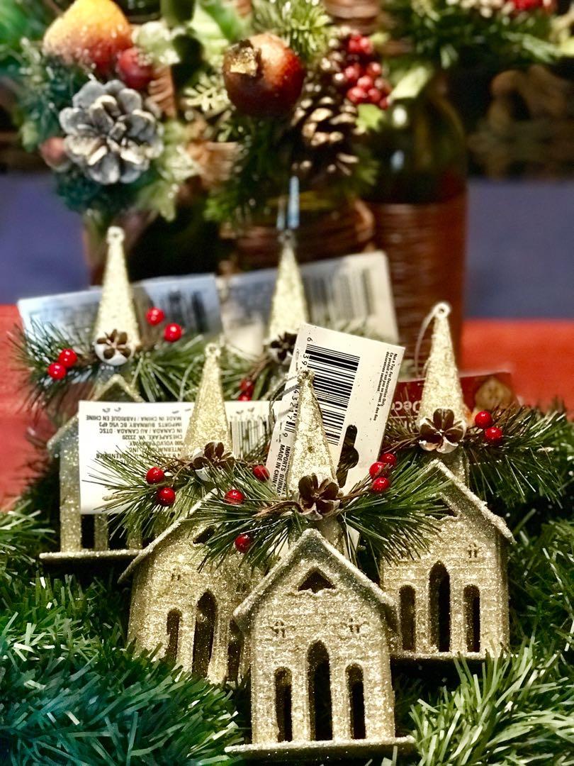Elegant Christmas Decor Ornaments On Carousell