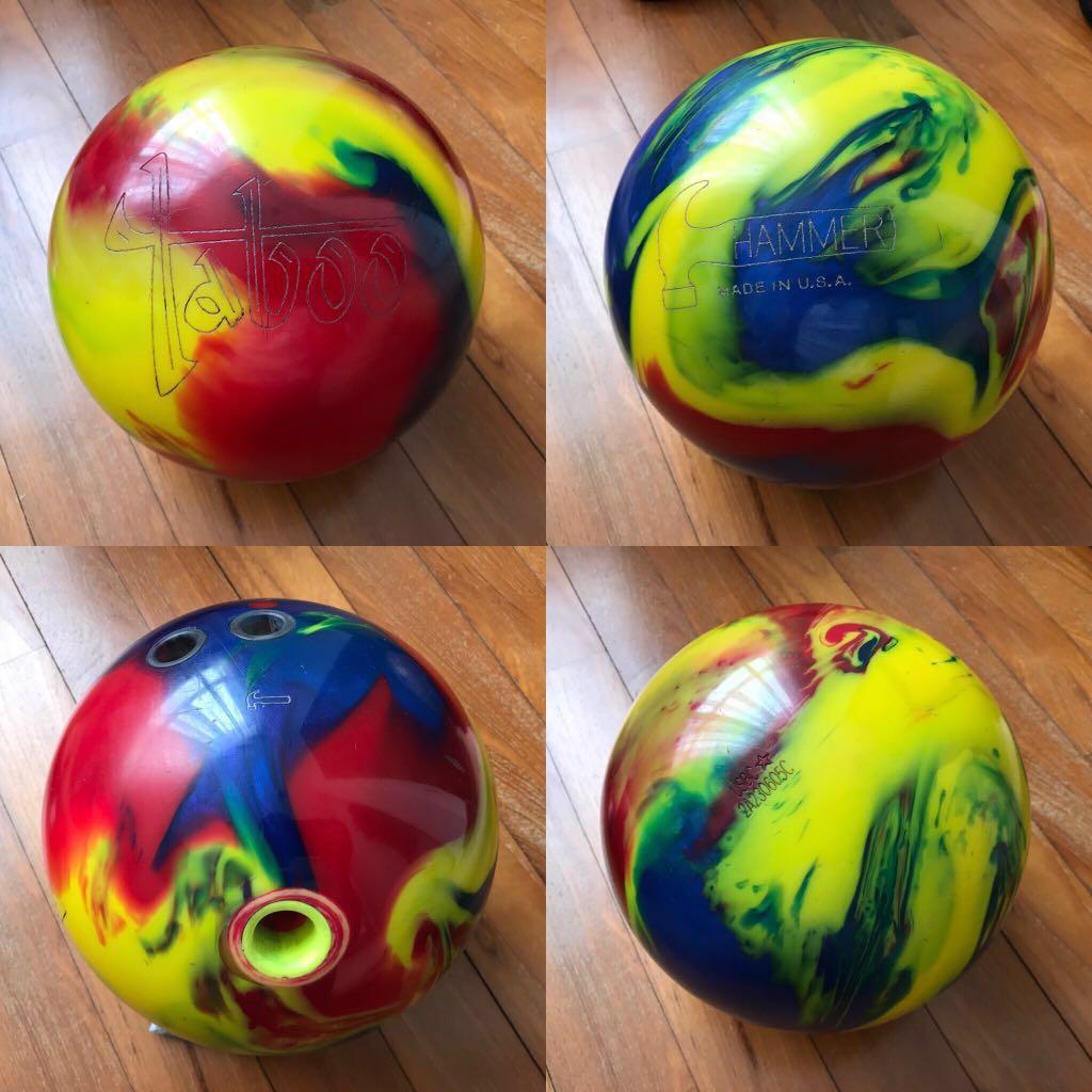 Hammer Taboo Spare Bowling Ball 14lbs, Sports Equipment, Sports & Games