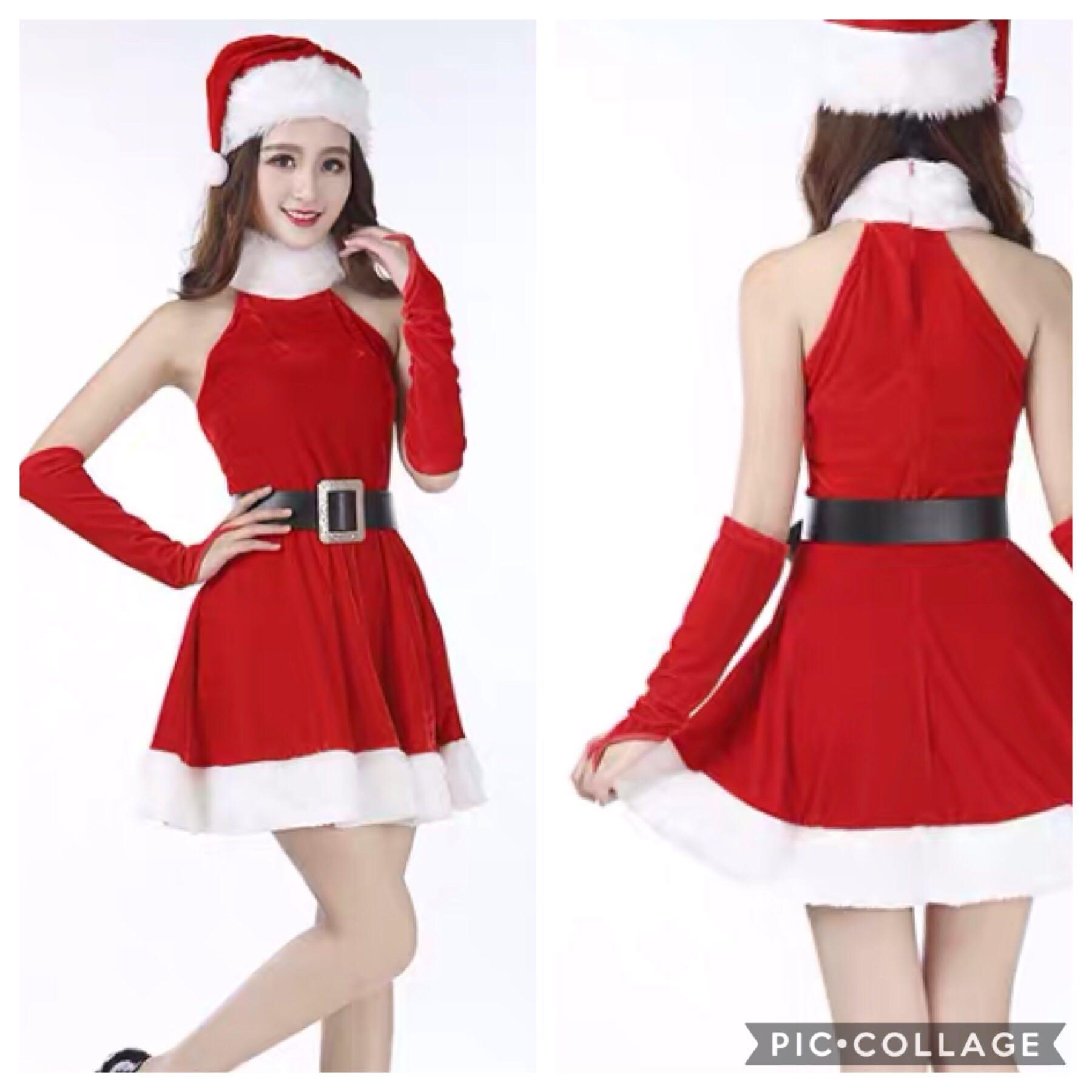 In Stock Female Santarina Dress Costume Fanta Costume Female Christmas Costume Christmas Party Santa Claus Costume Cosplay Magic Event Women S Fashion Clothes Dresses Skirts On Carousell