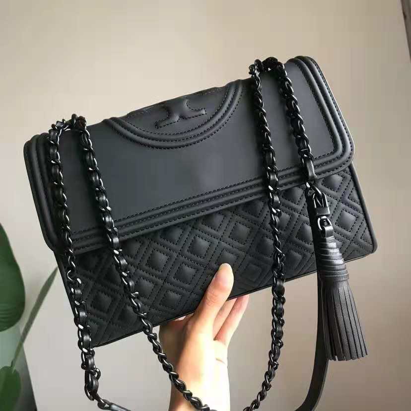 tory burch matte black bag