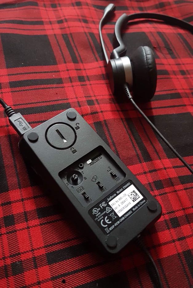 Jabra headset with amplifier, Audio, Soundbars, Speakers & Amplifiers