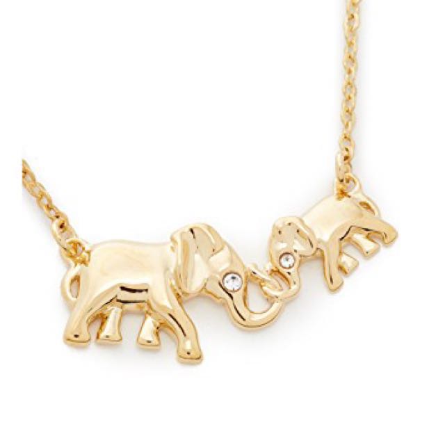 Kate spade elephant best sale necklace