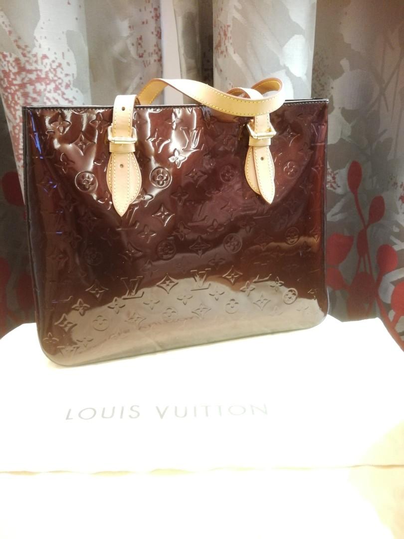 LOUIS VUITTON Louis Vuitton Monogram Verni Brentwood Tote Bag Shoulder  Thoth Amaranto M91994