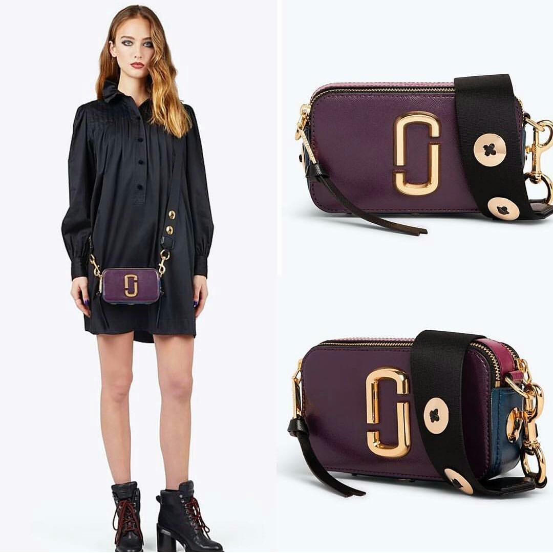 Marc jacobs button snapshot small camera bag sales