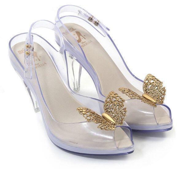 Melissa Cinderella Heels US7 BRA36 EUR38 JPN24 UK5