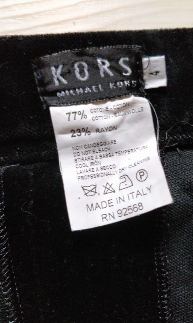 michael kors velvet pants