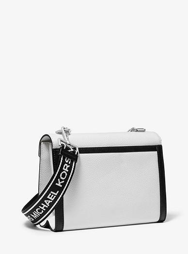 michael kors whitney large pebbled leather convertible shoulder bag