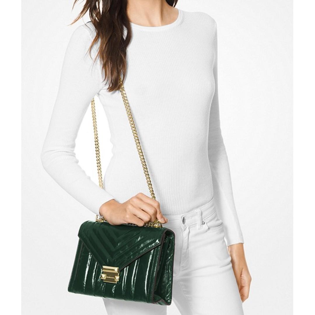 michael kors whitney racing green