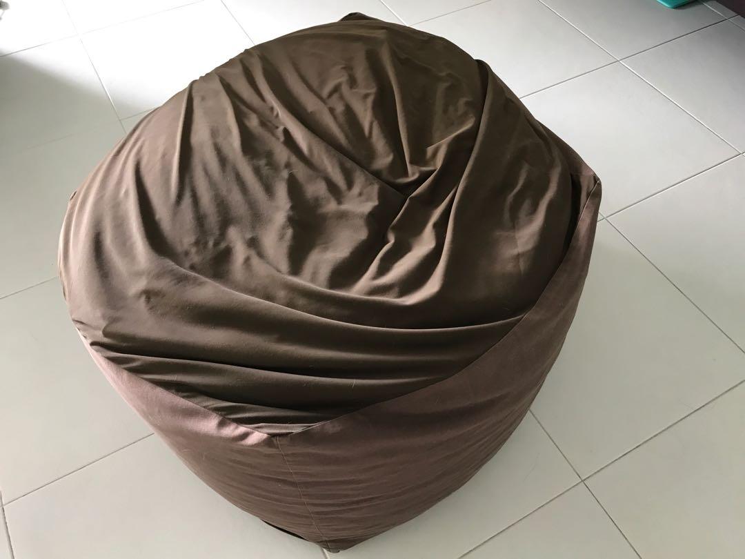 Muji bean bag, Furniture & Home Living, Cleaning & Homecare Supplies