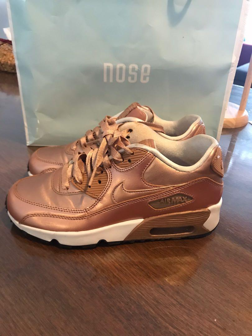 Womens nike air max 90 rose gold new arrivals
