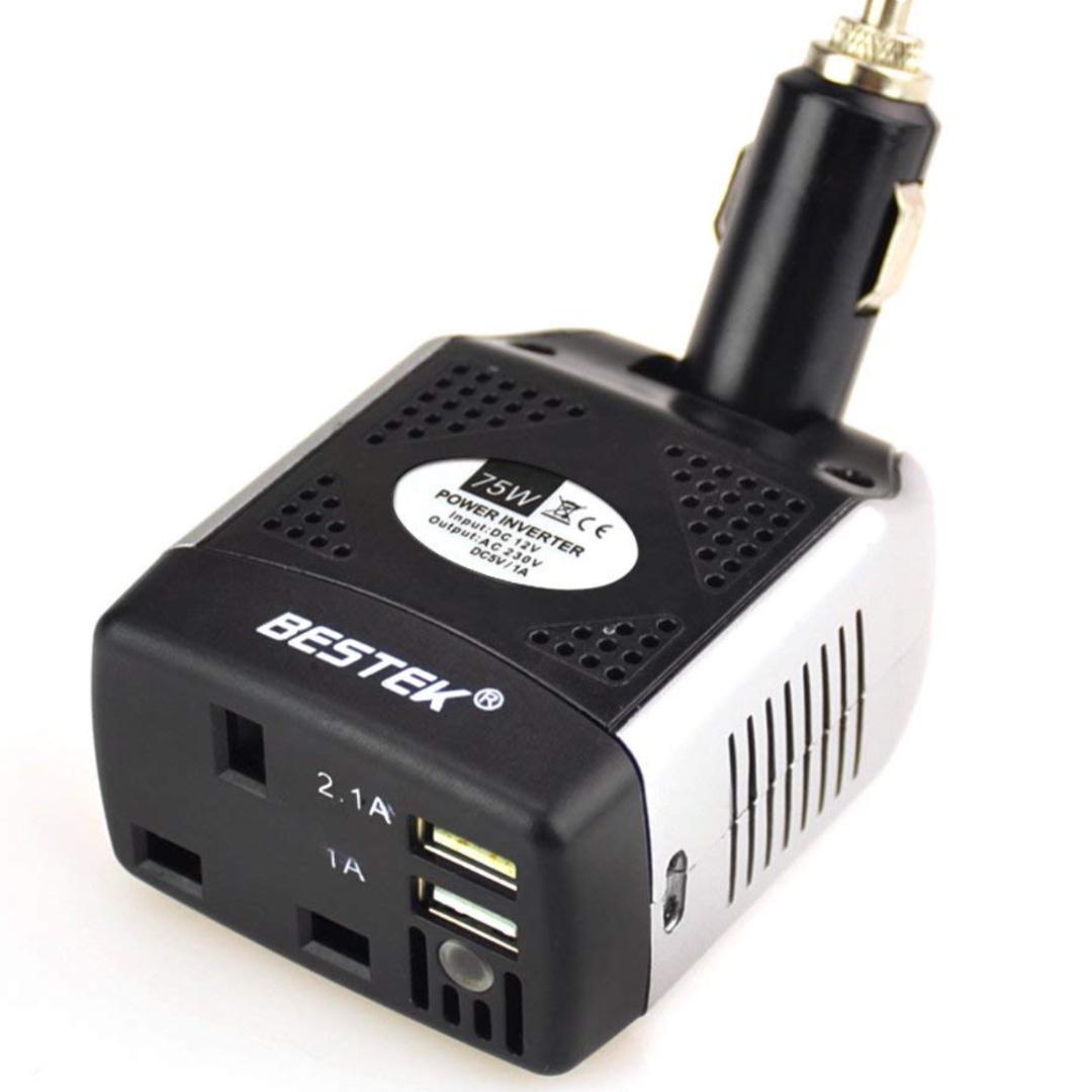 P9bestek 75w Car Charger Power Inverter Dc 12v To Ac 230v 240v