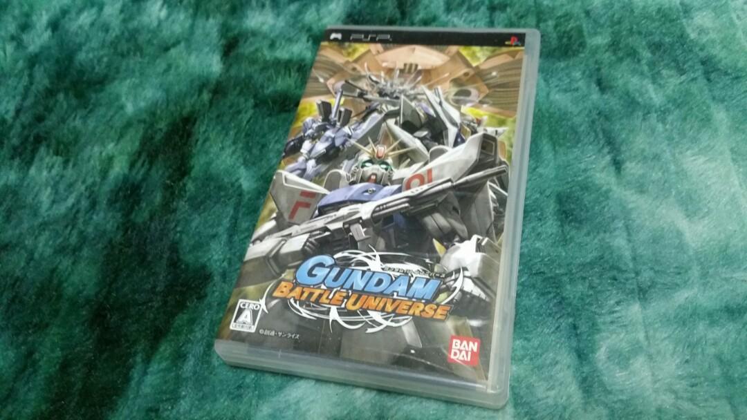 PSP Gundam Battle Universe, Video Gaming, Video Games, PlayStation on