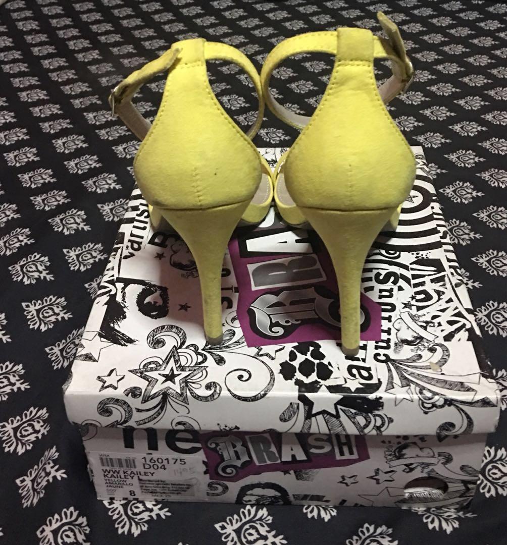 Yellow hotsell heels payless